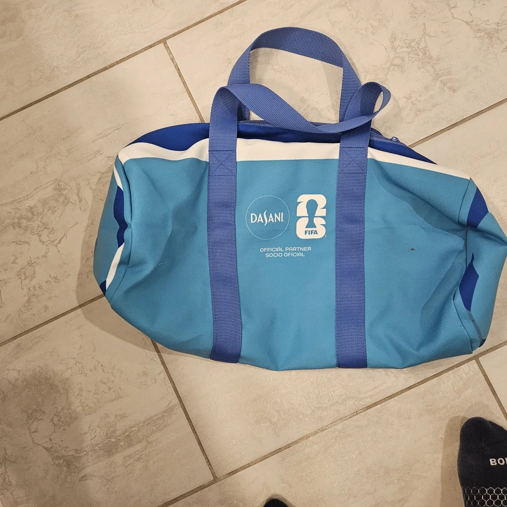 Blue Dasani FIFA Duffle Soccer Bag